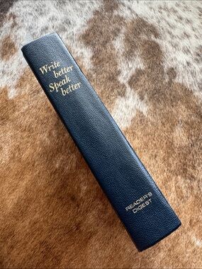 Reader's Digest "Write Better, Speak Better" Coffee Table Book - Black